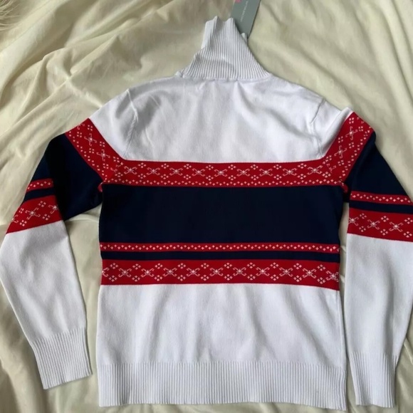 Active SKI Motif Perfect Fair Isle Statement Sweater  NWT sL - Picture 3 of 8